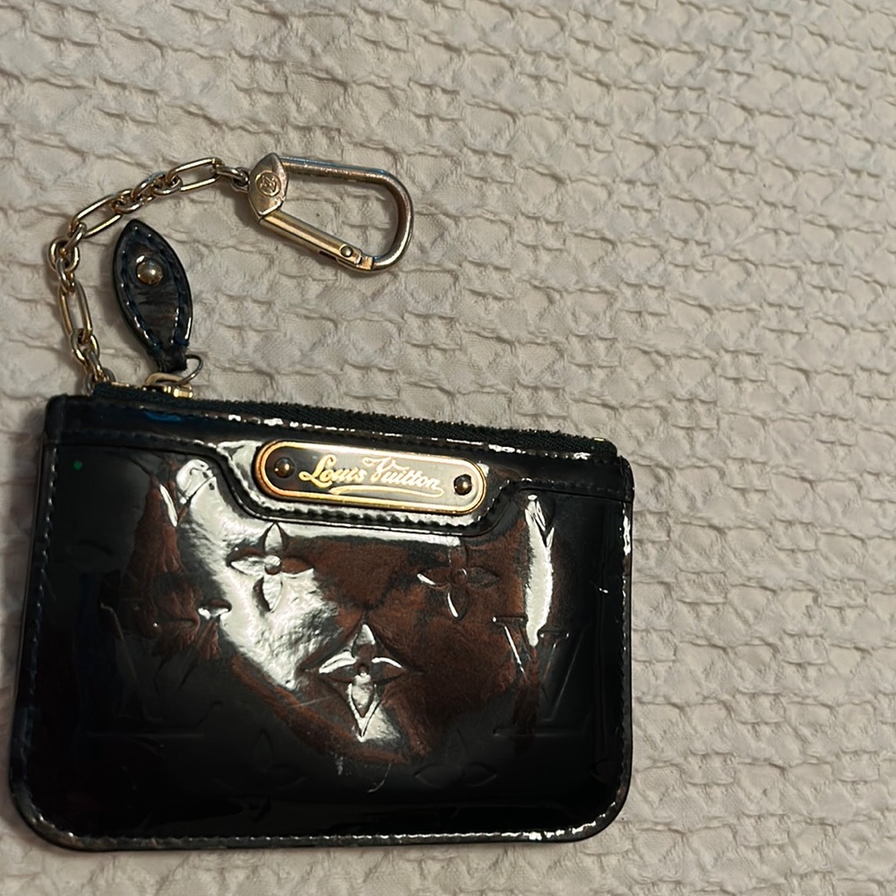COPY - Louis Vuitton zip key pouch Vernis  pouch card wallet an issue